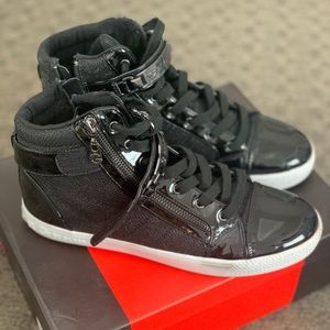 G by Guess Black Sparkly High Top
